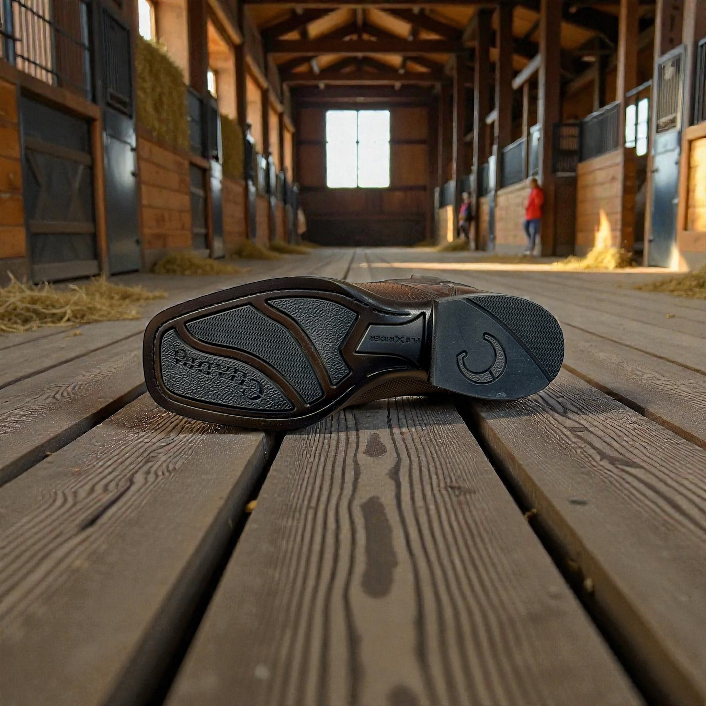 Men Honey Embroidery & Laser S Square Toe – Wide (EE)