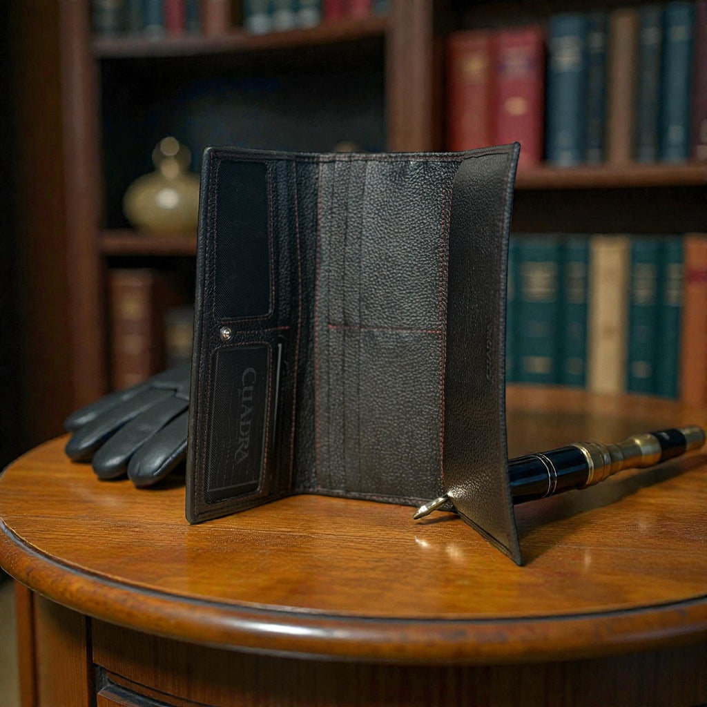 LADY BLACK LASER WALLET