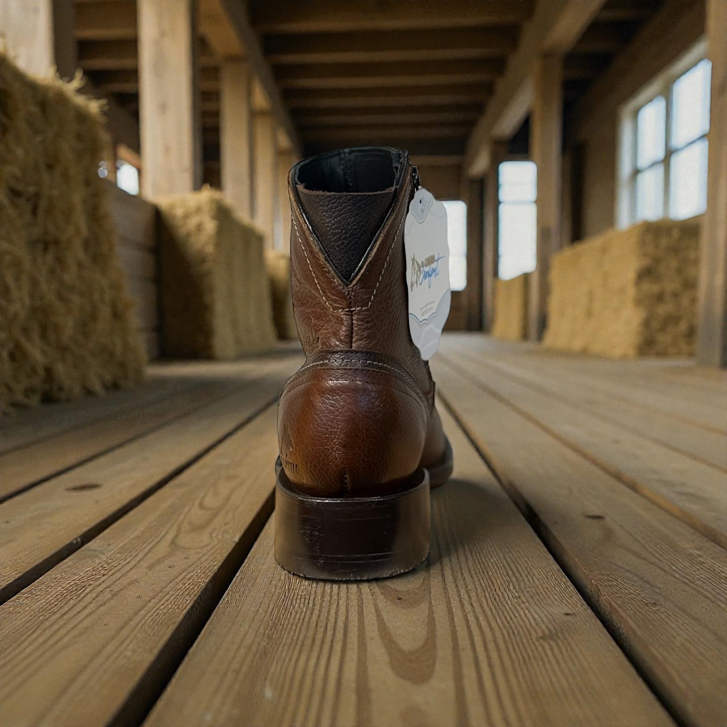 EL CANELO ANLKLE BOOT CAISSON TAN LEATHER SOLE