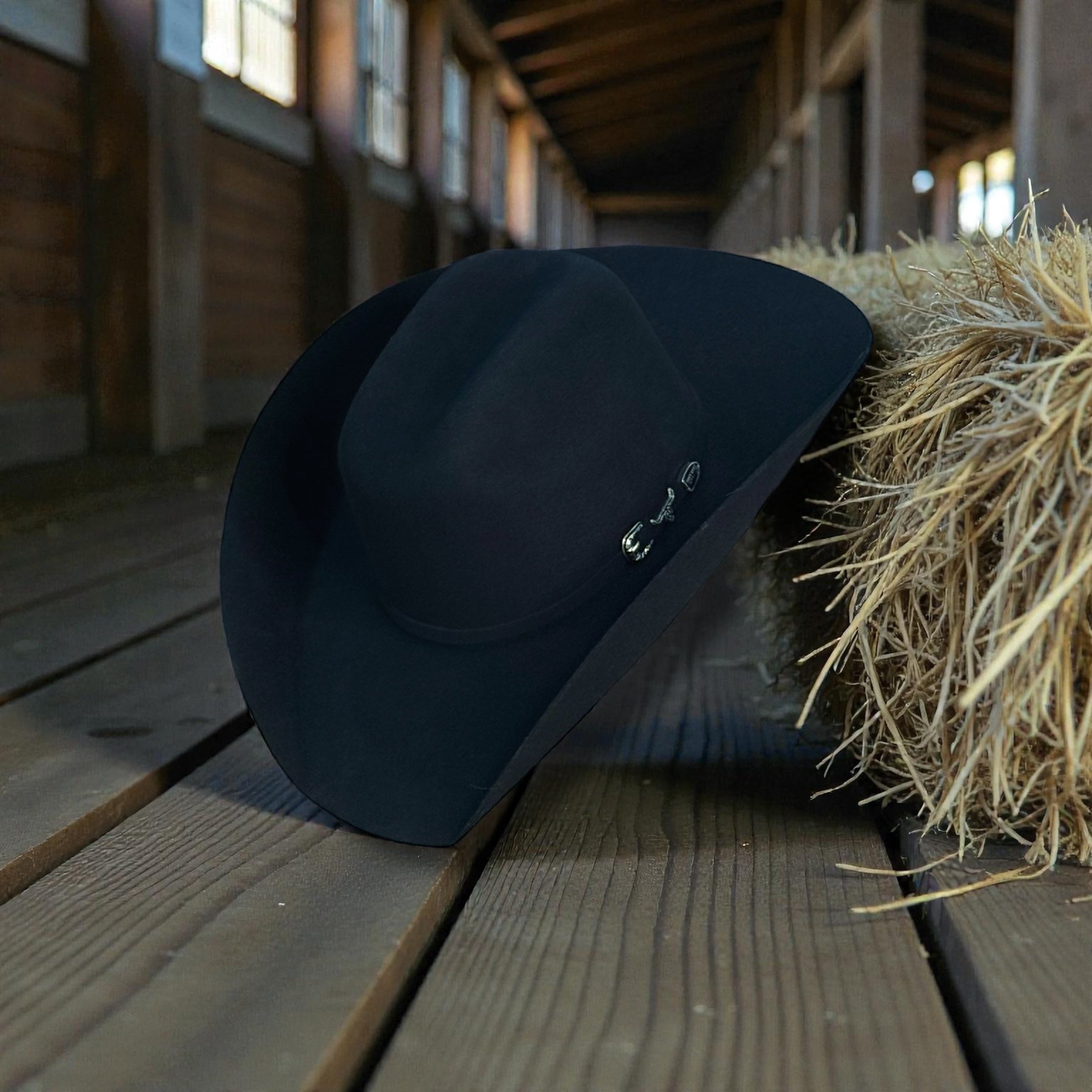 Bullhide Big Boss 8X Fur Felt Hat - Black