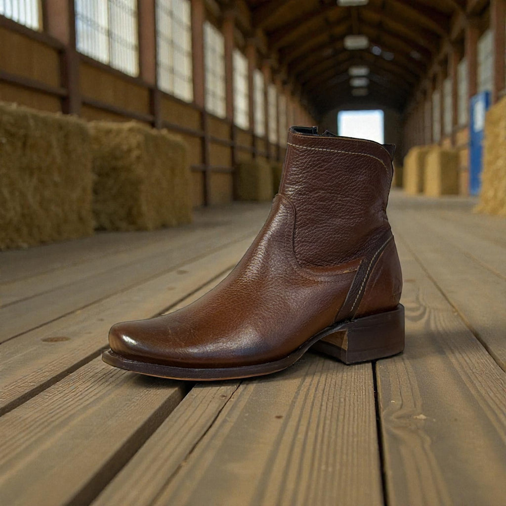 EL CANELO ANLKLE BOOT CAISSON TAN LEATHER SOLE