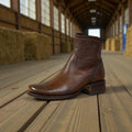 EL CANELO ANLKLE BOOT CAISSON TAN LEATHER SOLE
