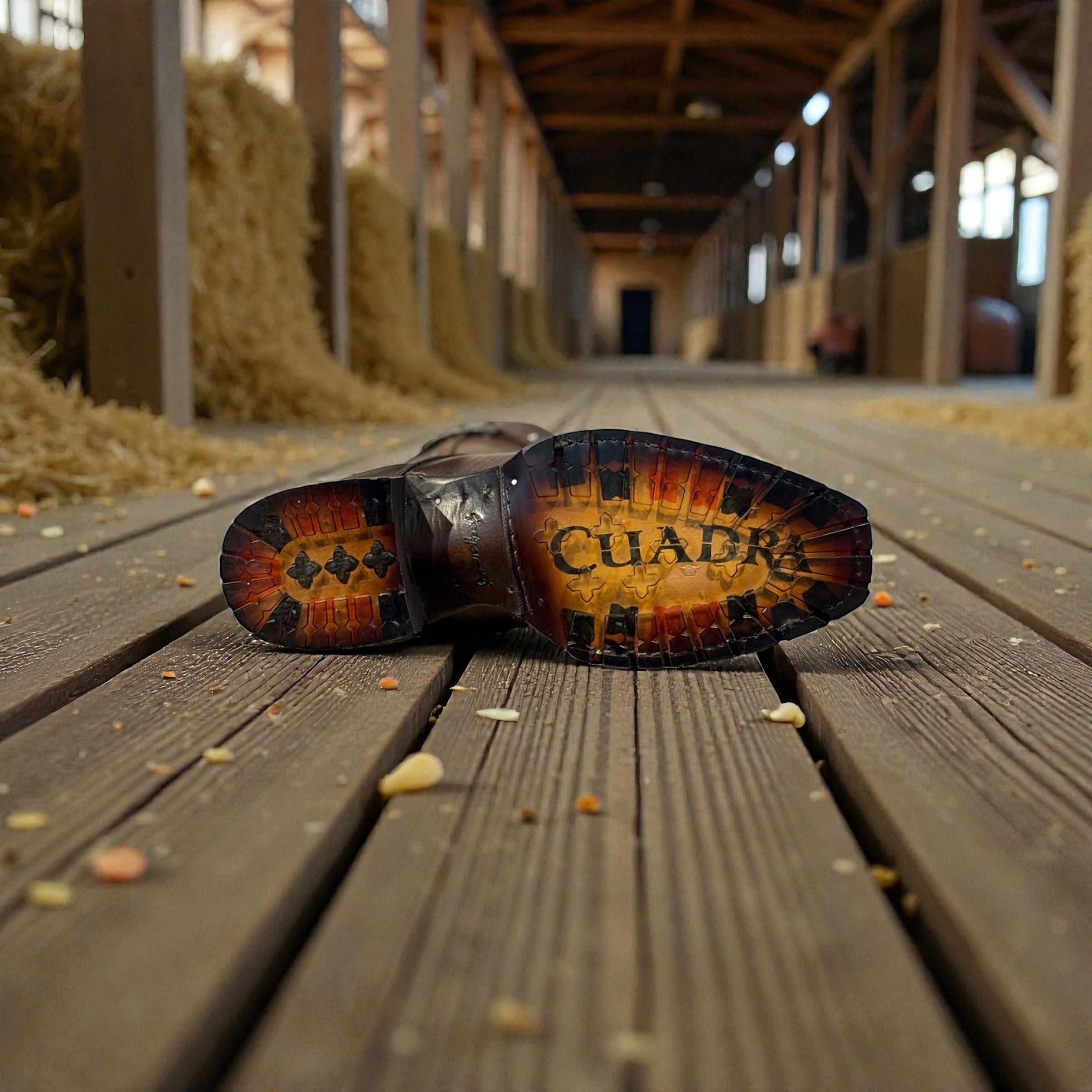 Men Chaos Brown Laser & Embroidery Narrow Square Toe – Wide (EE)