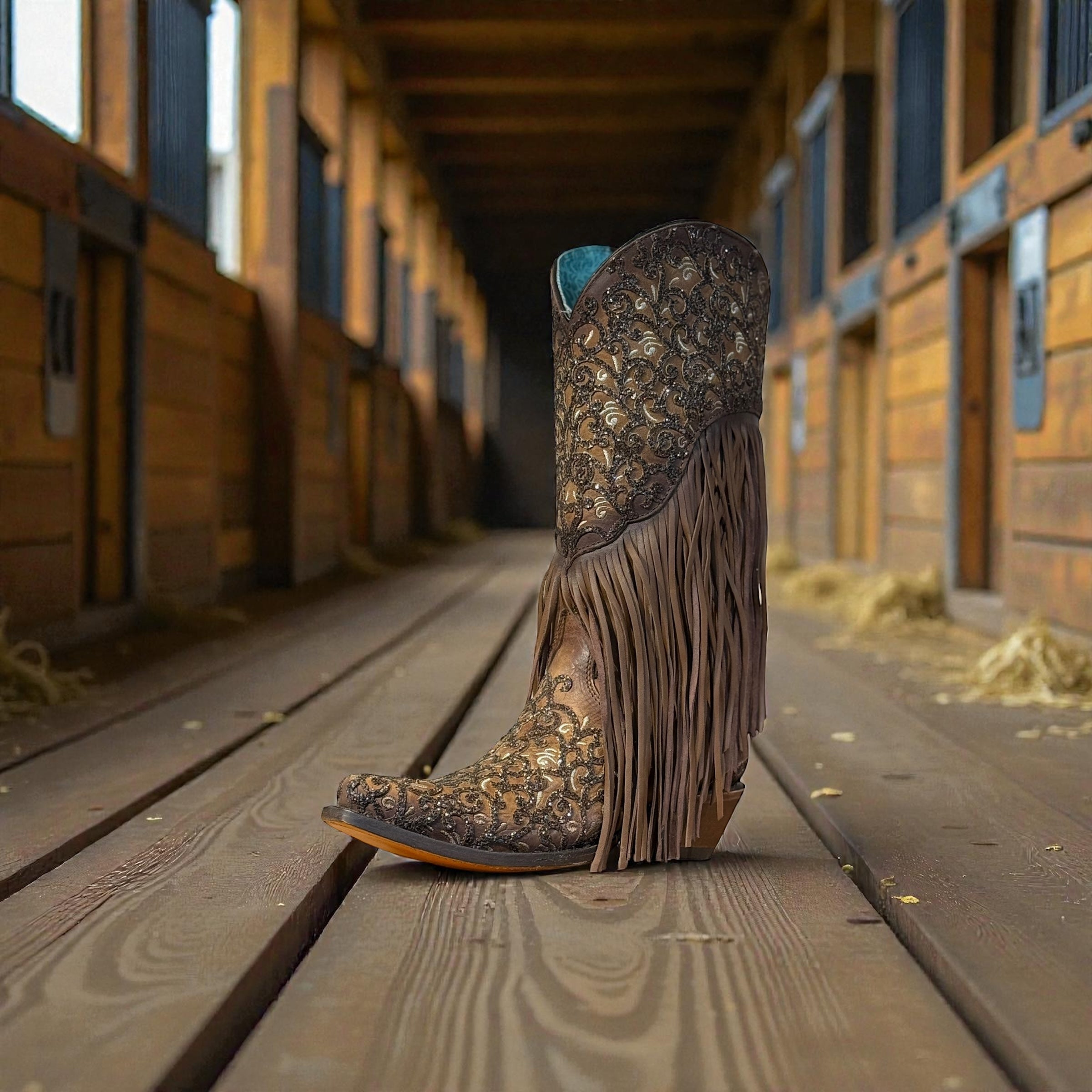 Lady Honey Lamp Overlay & Embroidery & Fringes